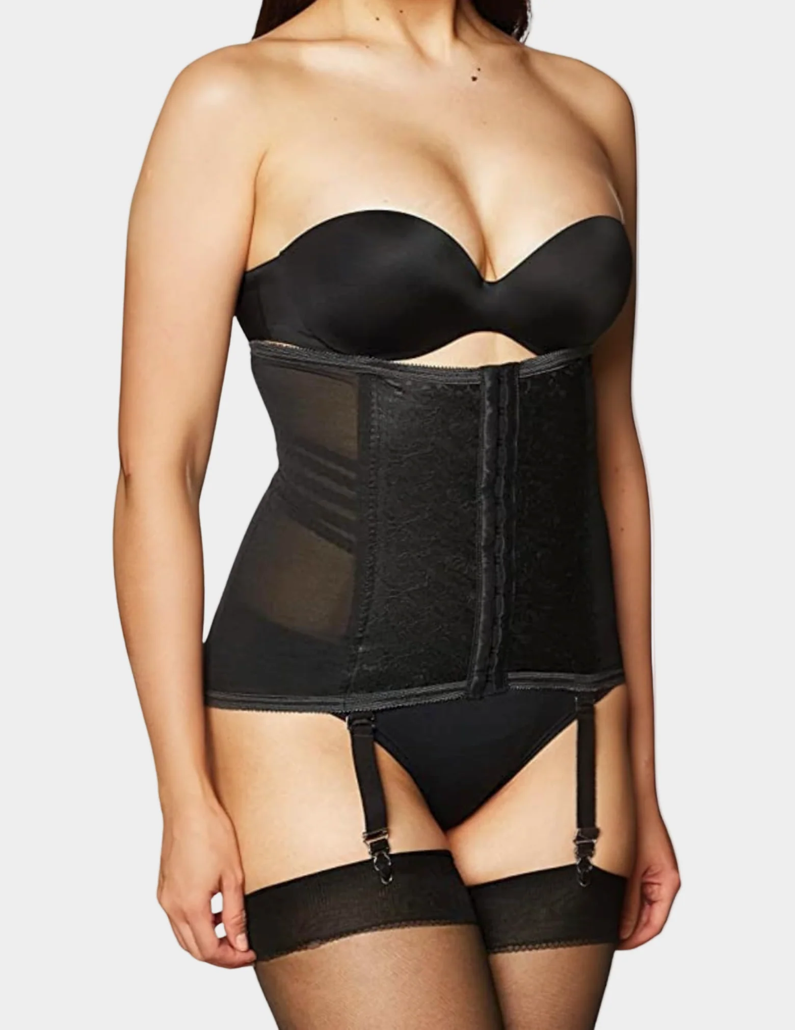 Waist Trainer / Girdle with Garters Firm Shaping - Image 4