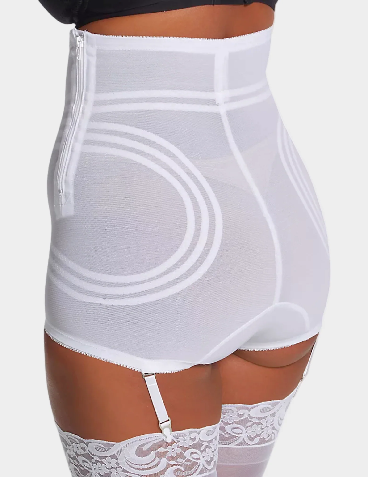 High Waist Firm Shaping Panty with Zipper with Hook and Eye - Image 5