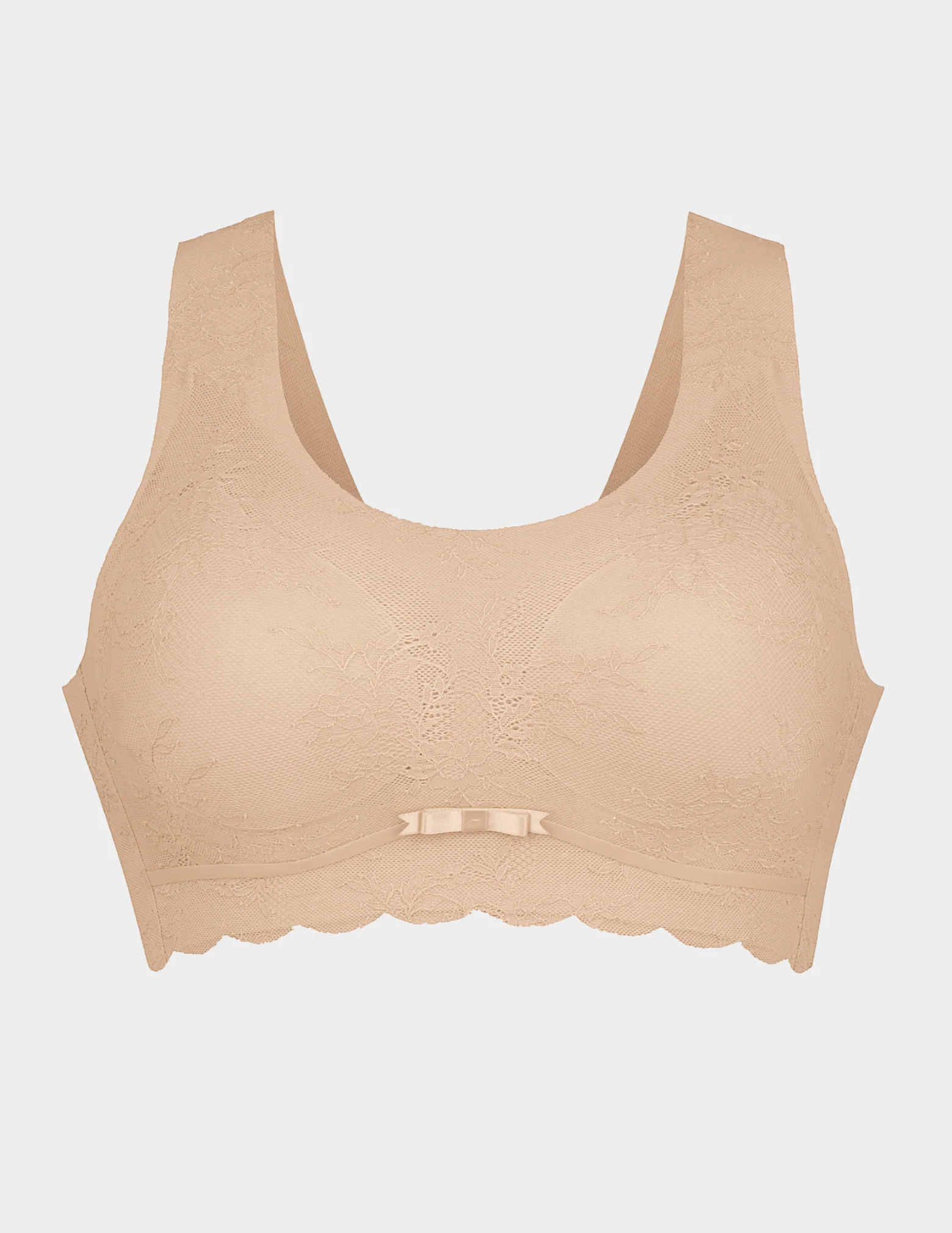Essential Lace Padded Wireless Bralette - Image 3