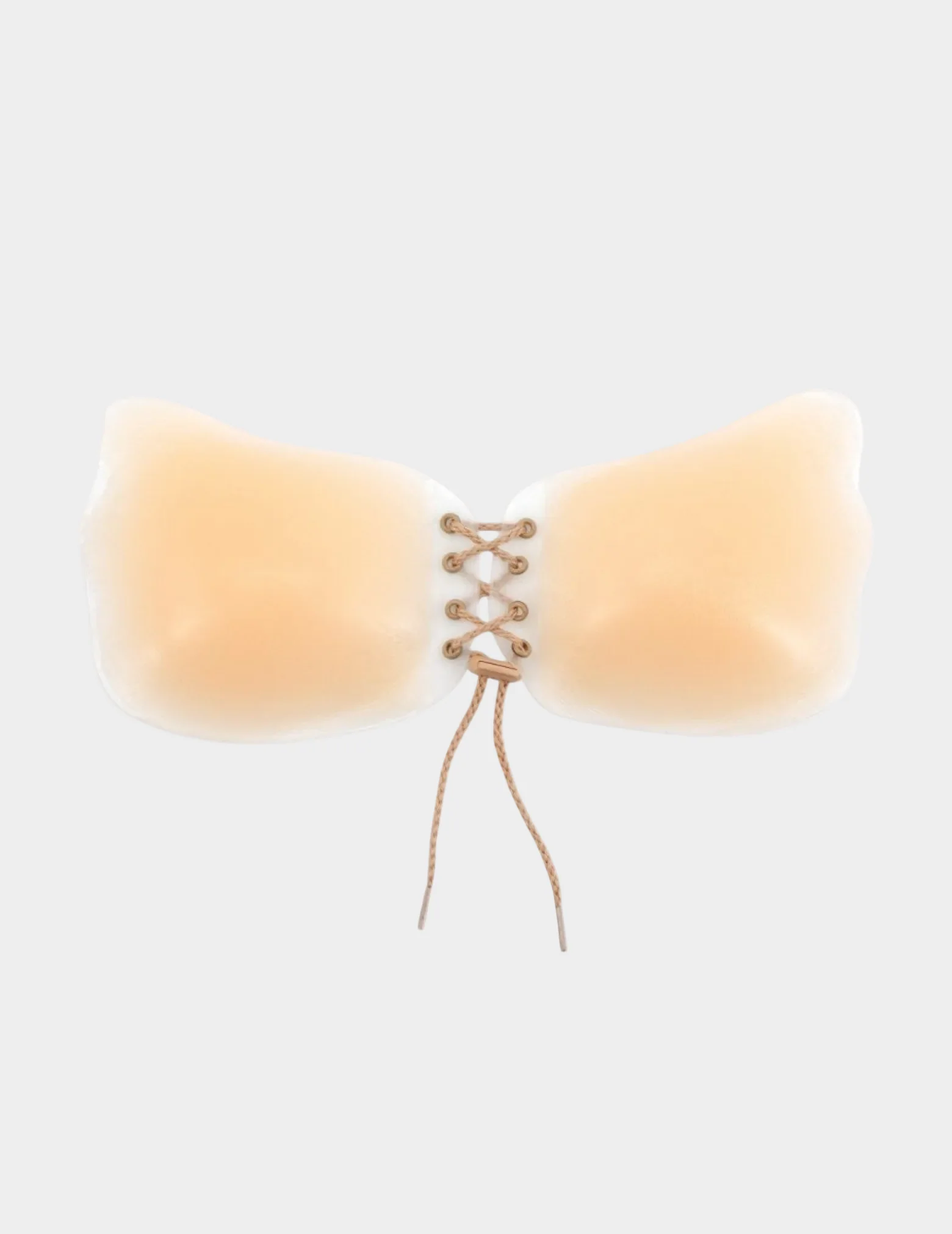 Nude Silicone Tie Up Bra - Image 4