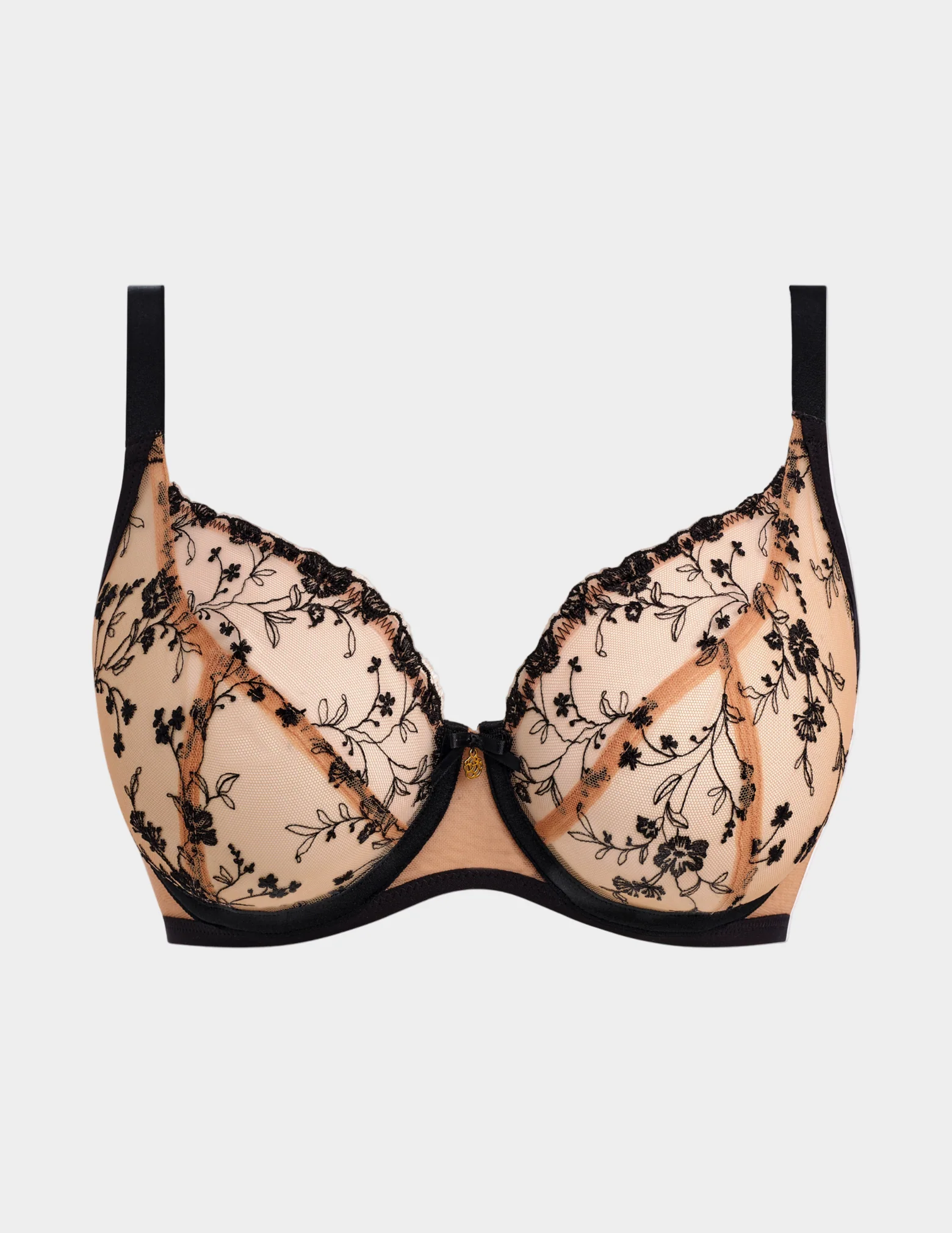 Entwined Underwire Plunge Bra - Image 3