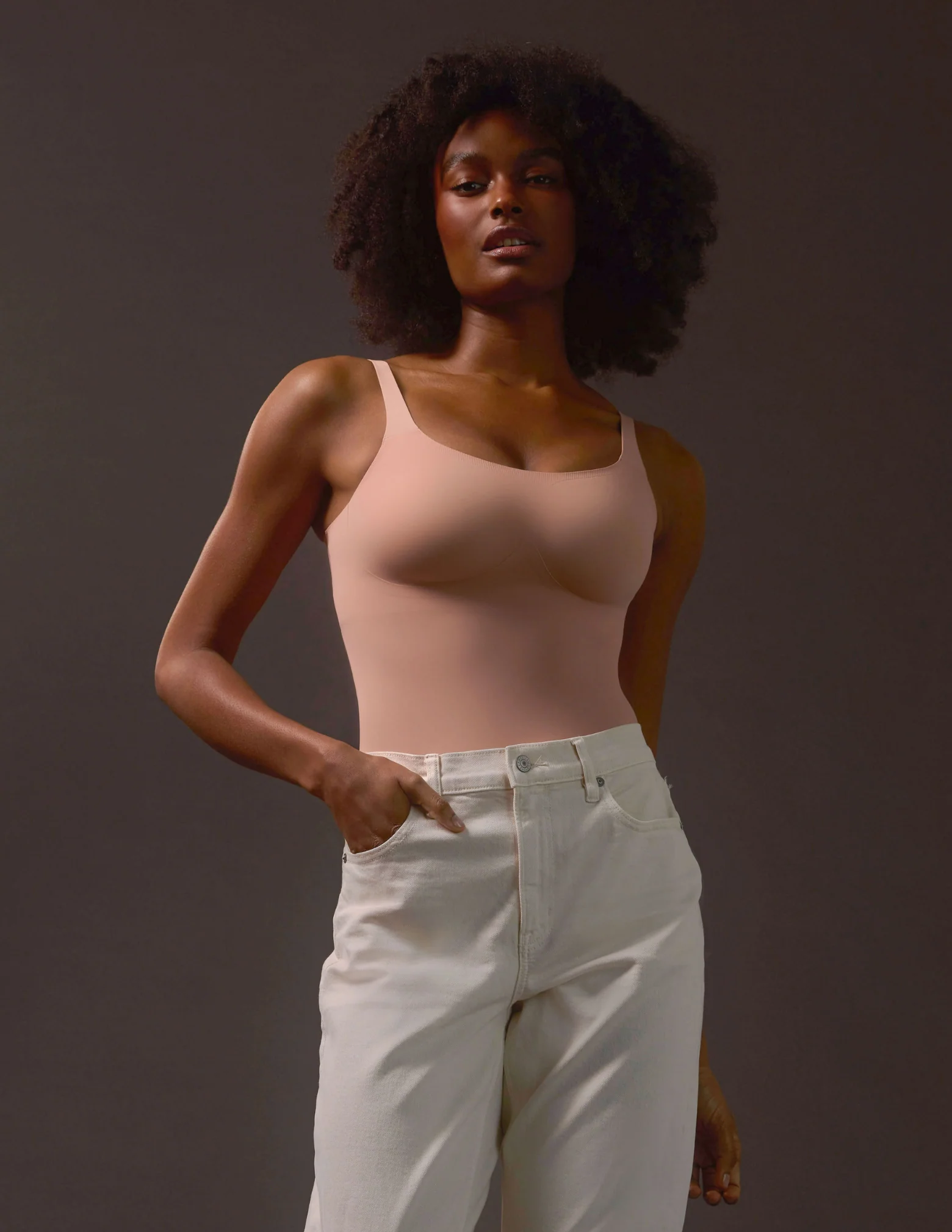 Structured Scoop Bra Tank - Image 12