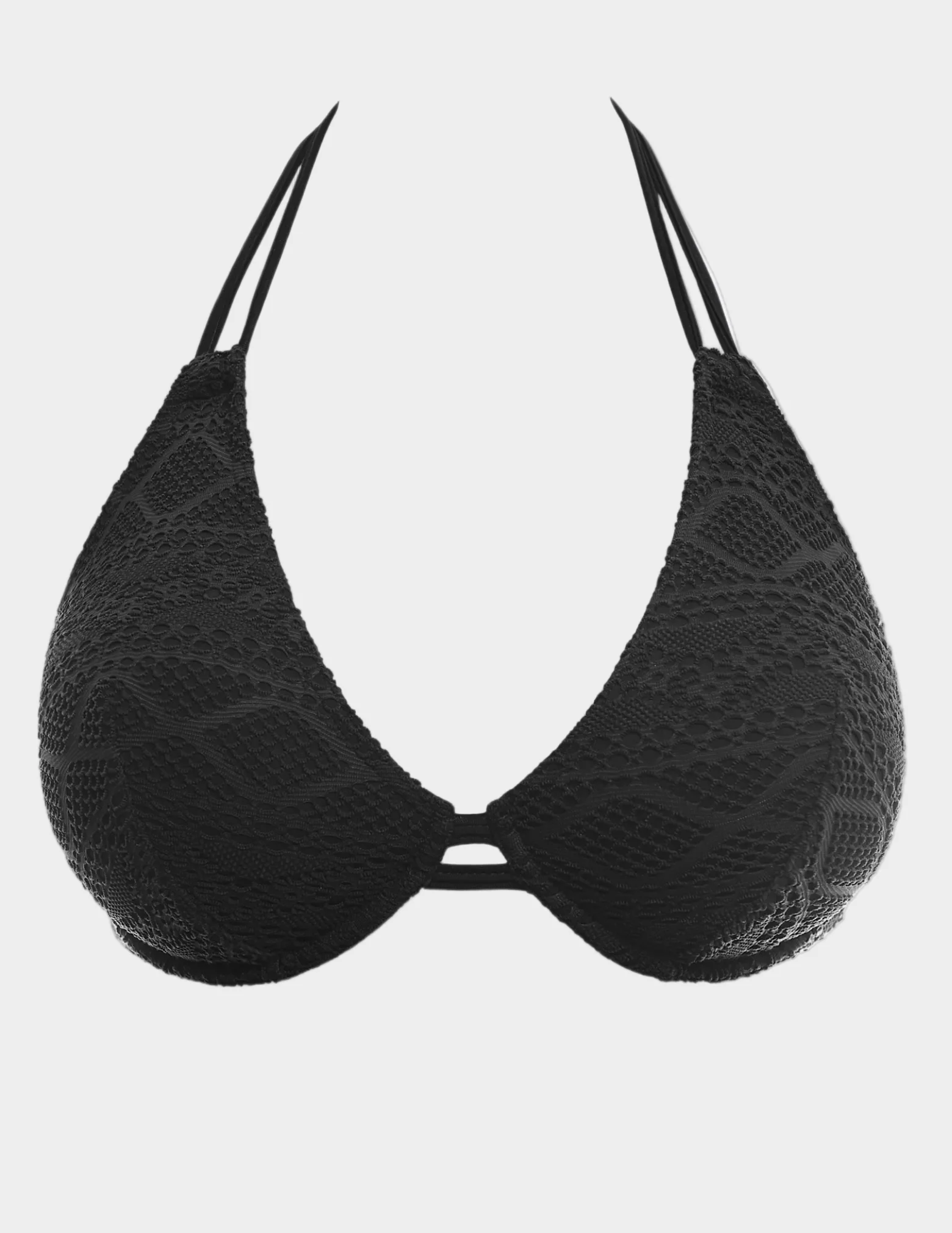 Sundance Underwire Bandless Halter Bikini Swim Top - Image 3