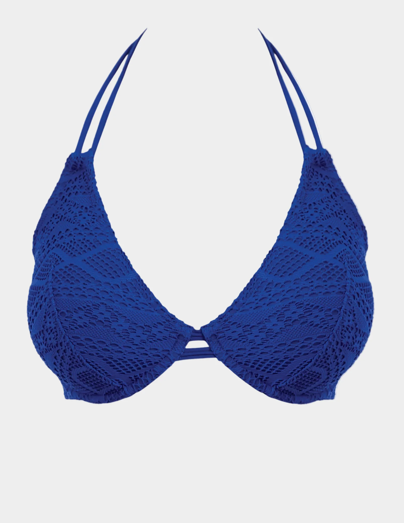 Sundance Underwire Bandless Halter Bikini Swim Top - Image 3