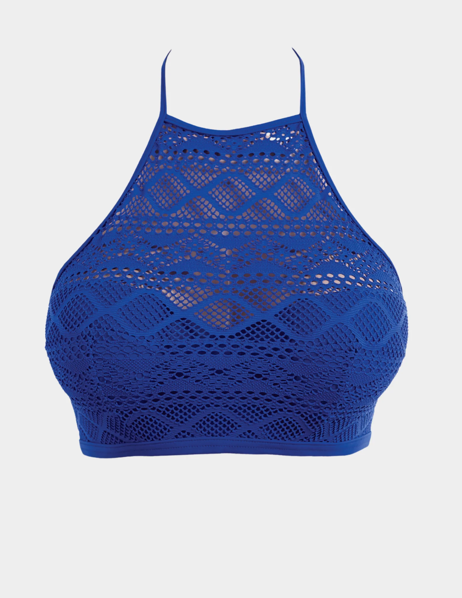 Sundance Underwire Padded Hi-Neck Crop Swim Top - Image 3