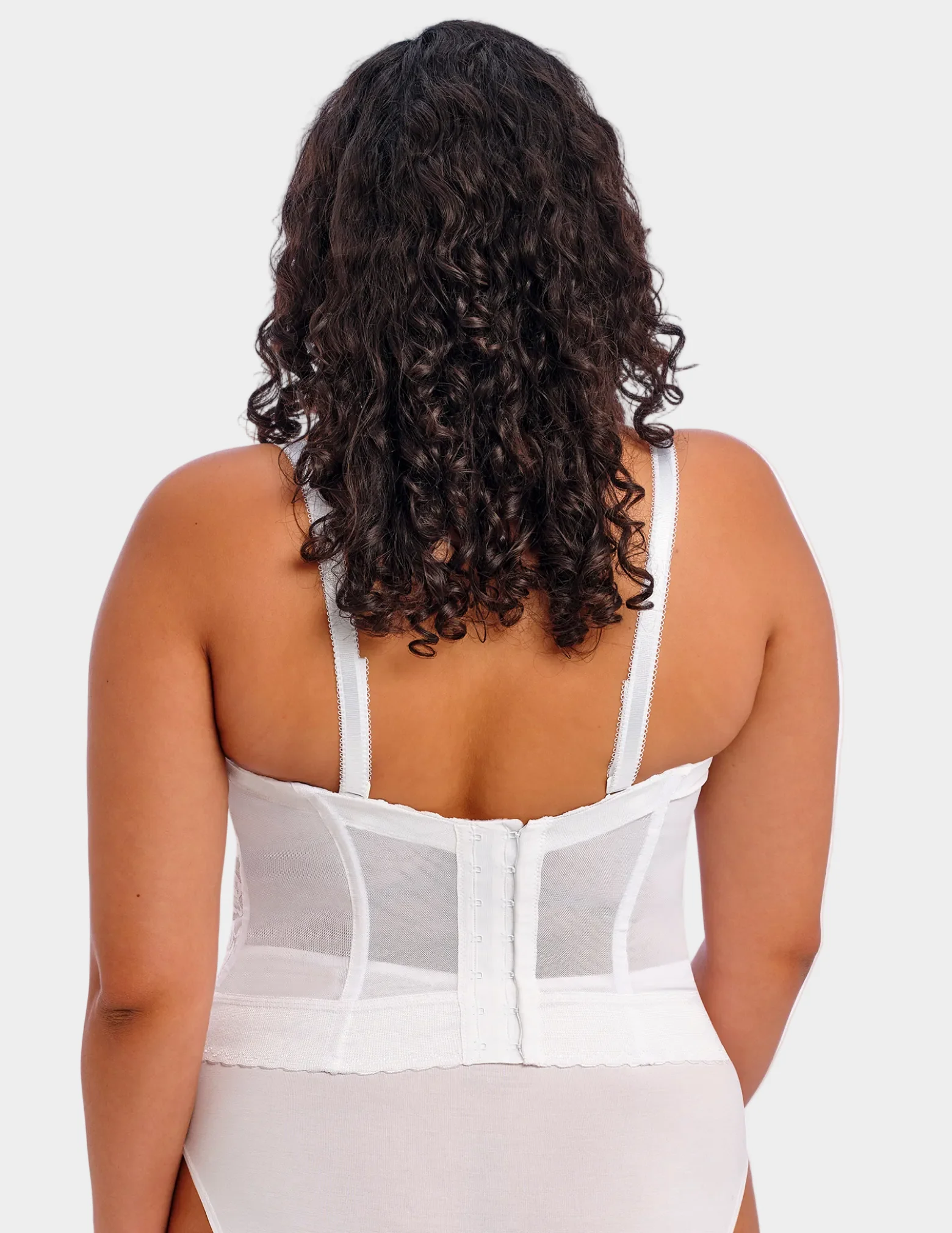 Lace Bridal Longline Bustier Bra - Image 4