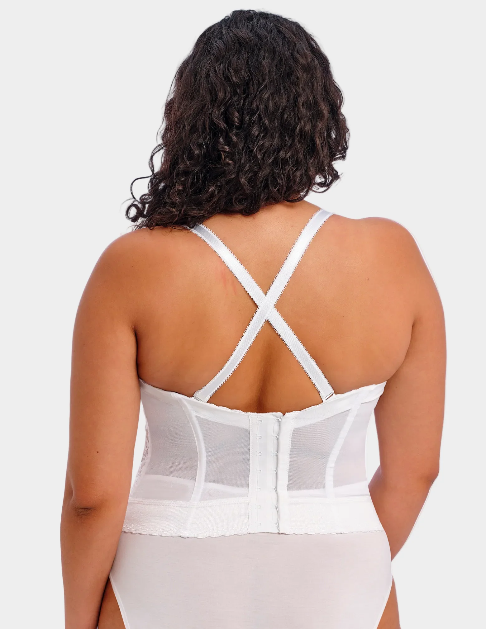Lace Bridal Longline Bustier Bra - Image 6