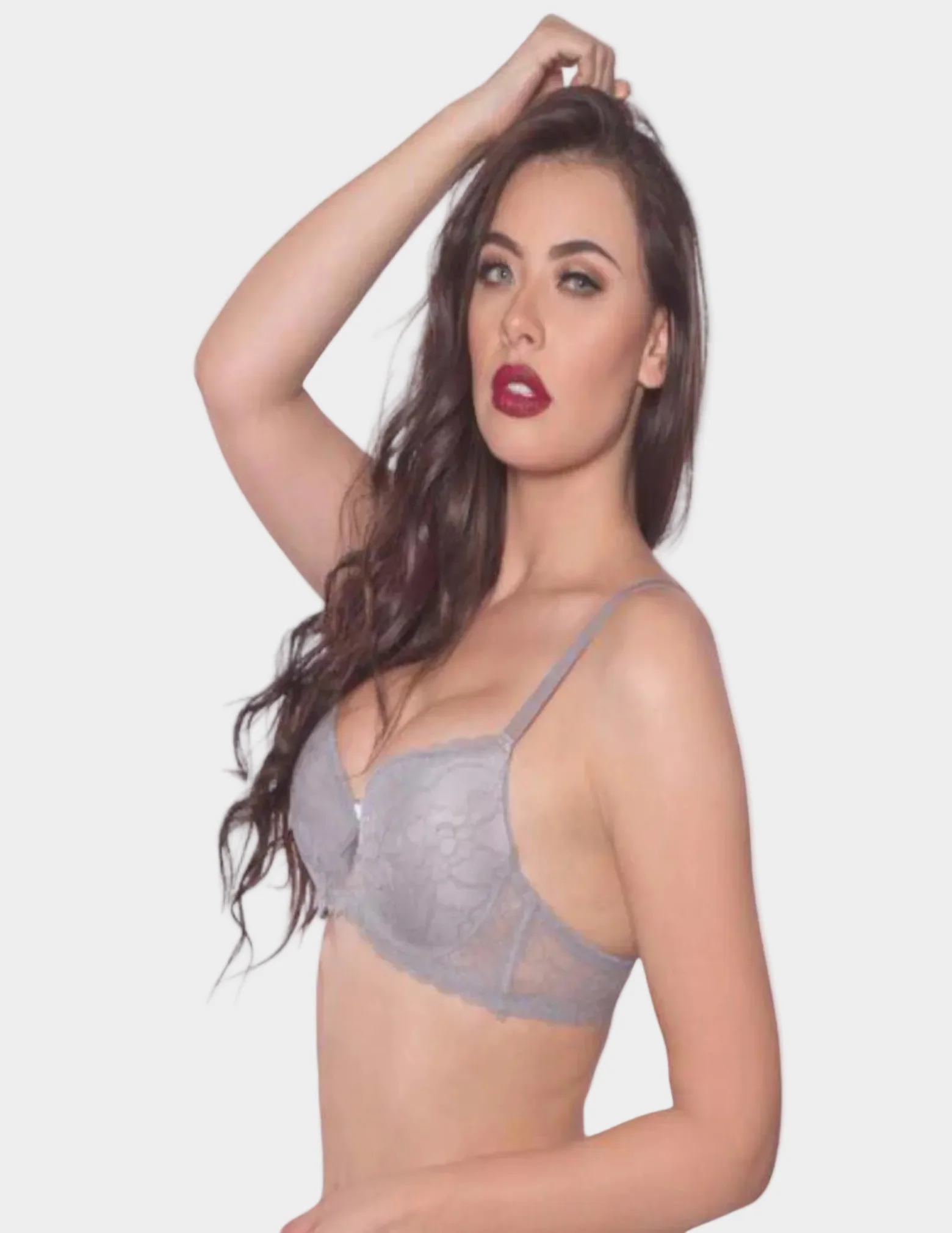 Molded Lace Bra - Image 3