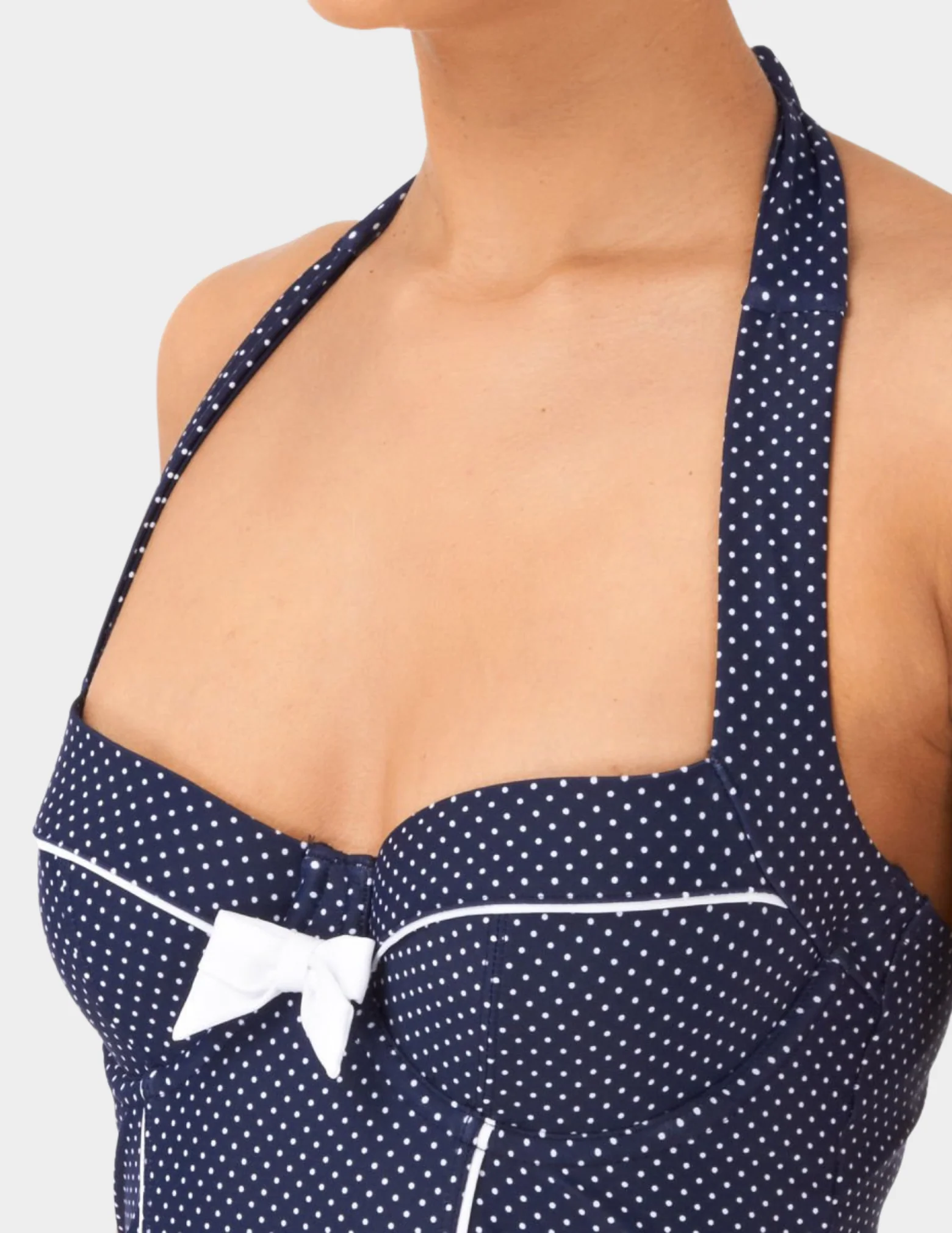 Britt One Piece Halter Swimsuit - Image 3