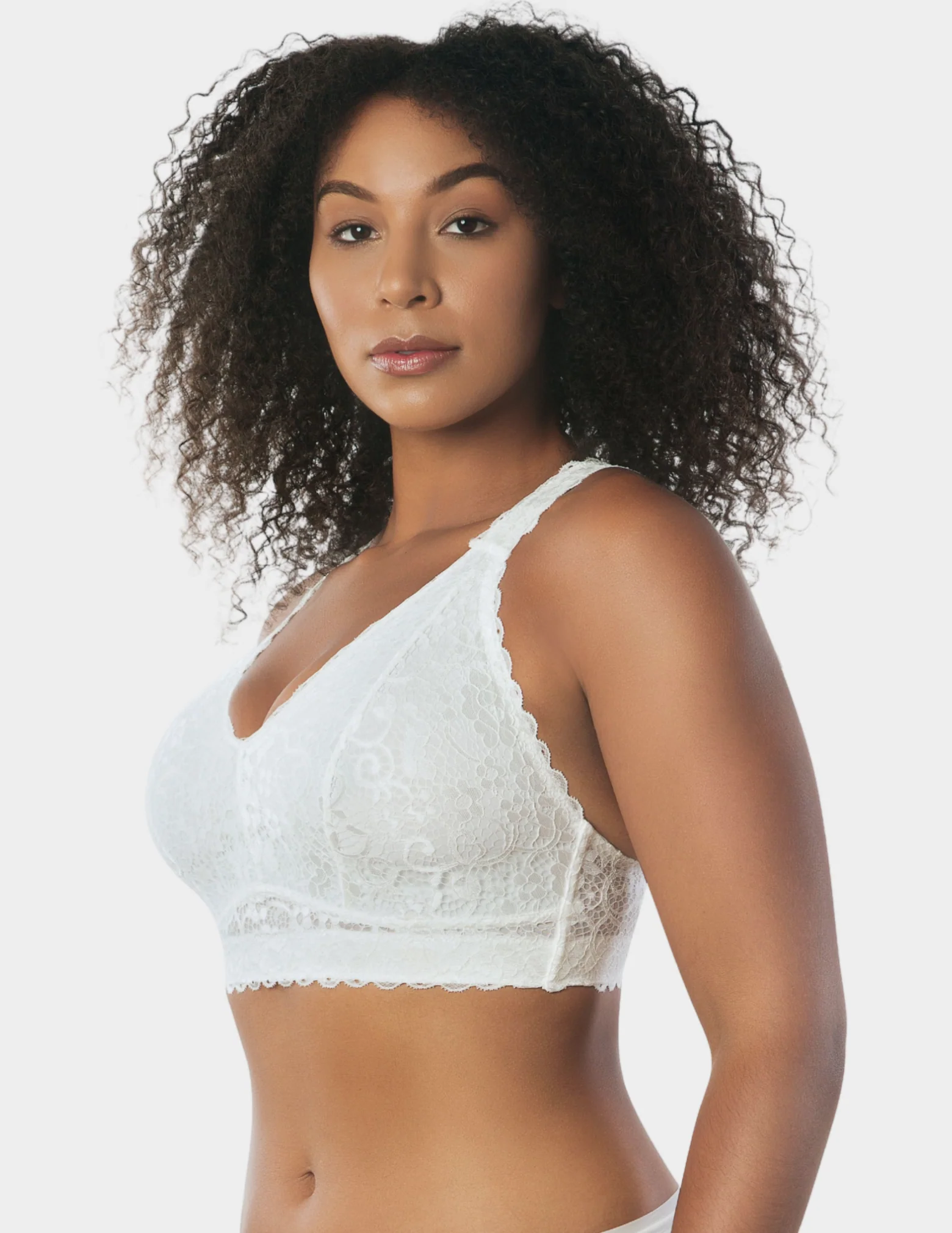Adriana Wire-Free Lace Bralette - Image 3