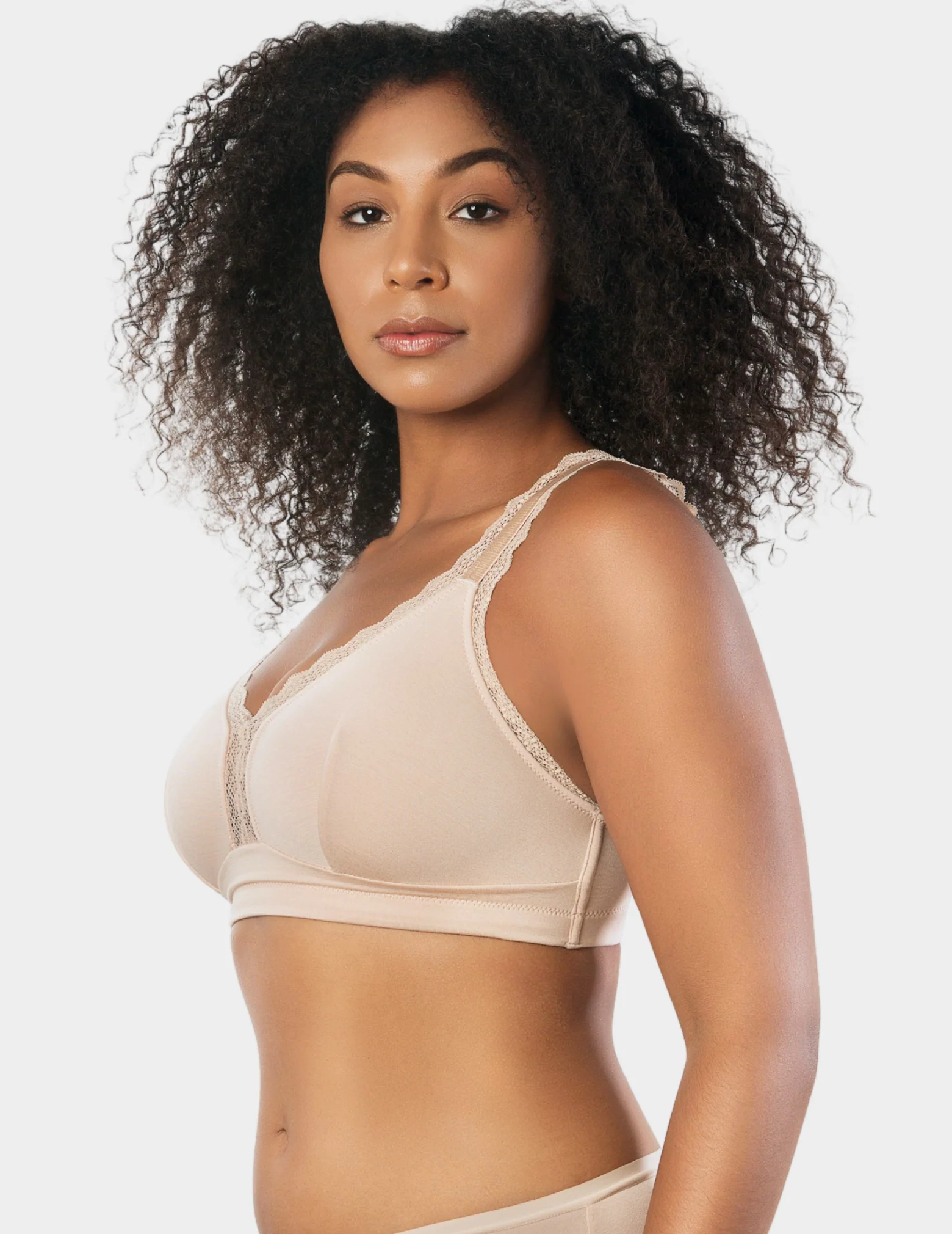 Dalis Wireless Seamed Bralette - Image 3