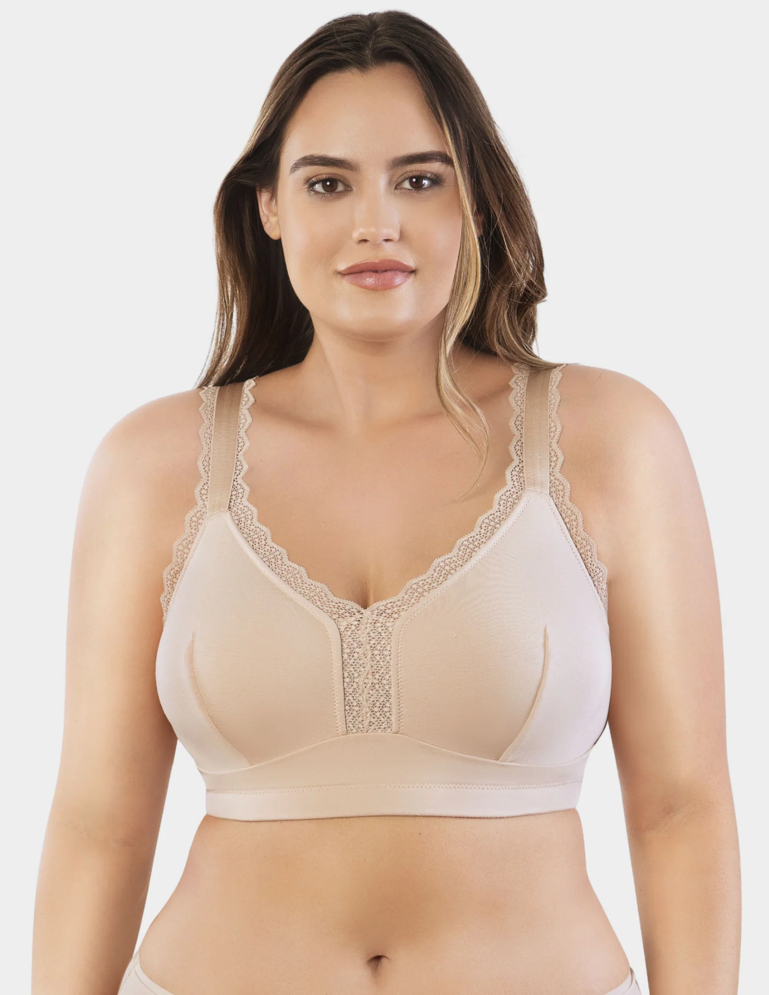 Dalis Wireless Seamed Bralette - Image 5