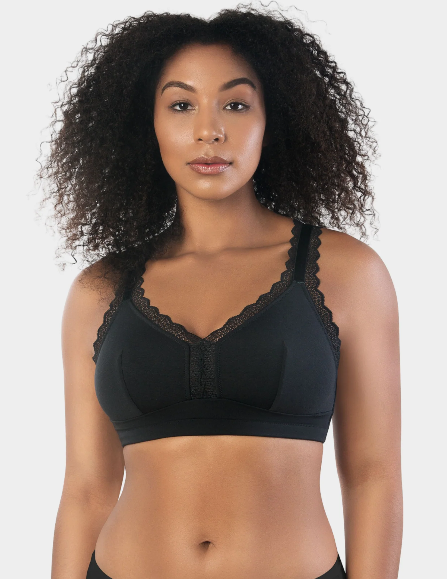 Dalis Wireless Seamed Bralette - Image 4