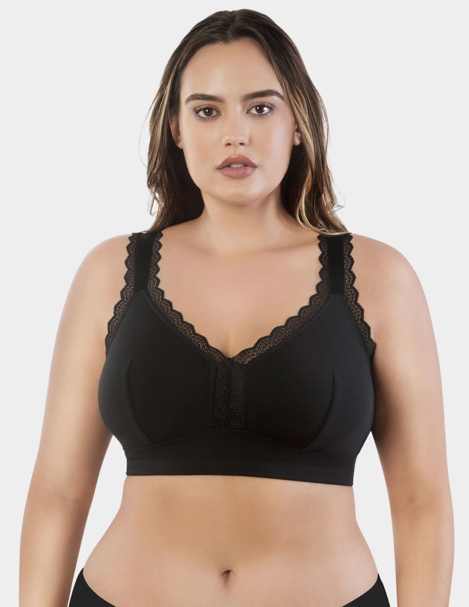 Dalis Wireless Seamed Bralette - Image 5