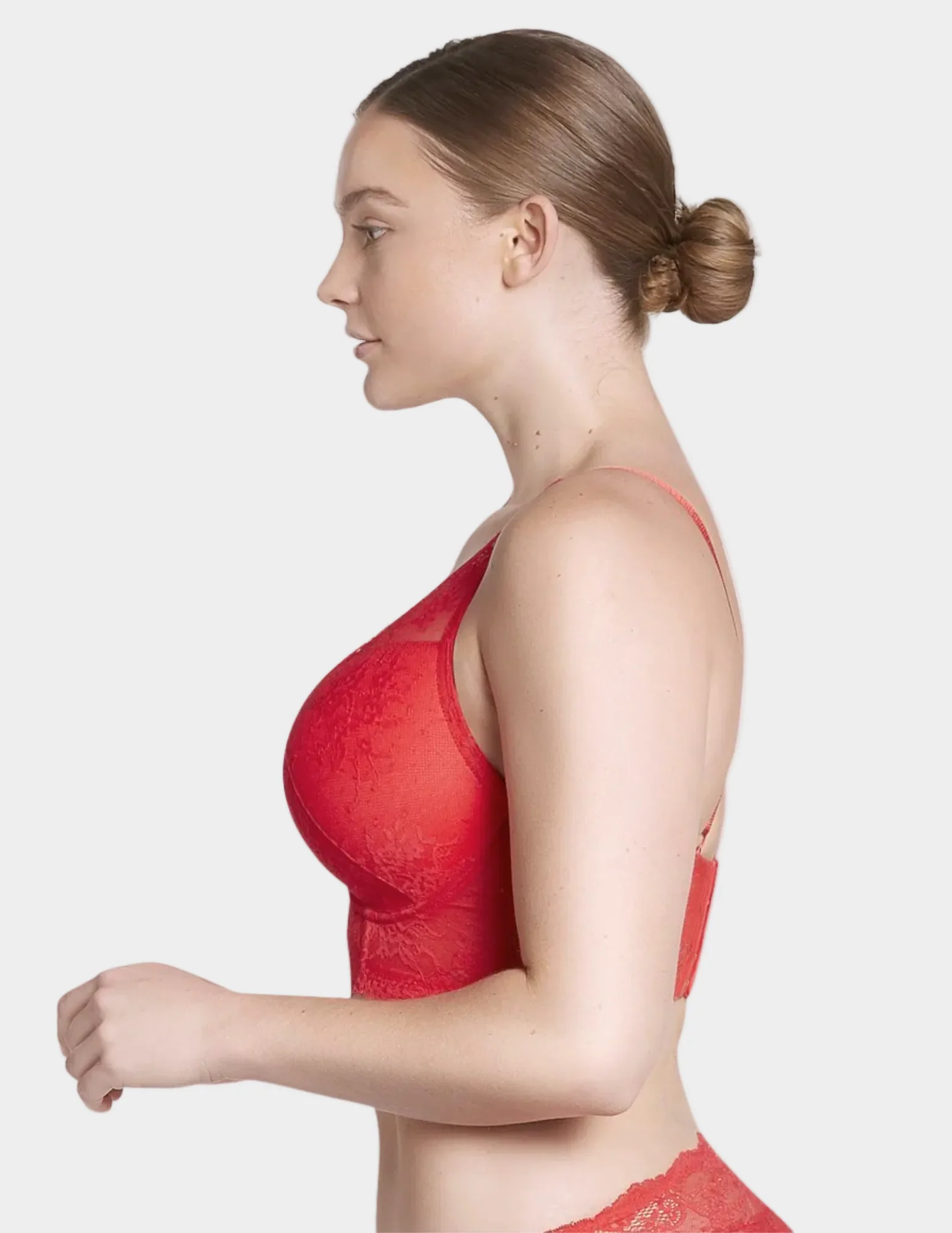 Sandrine Plunge Longline Bra - Image 3