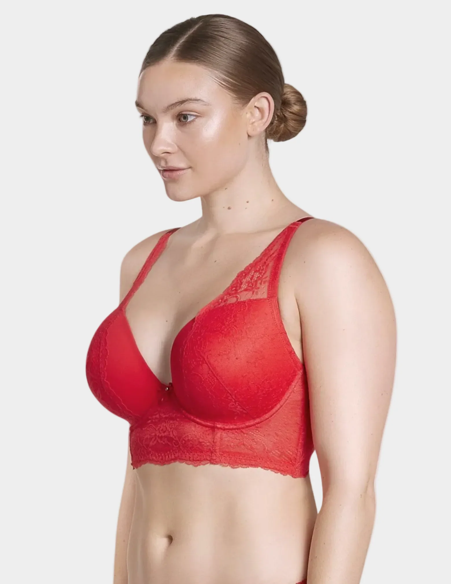 Sandrine Plunge Longline Bra - Image 5