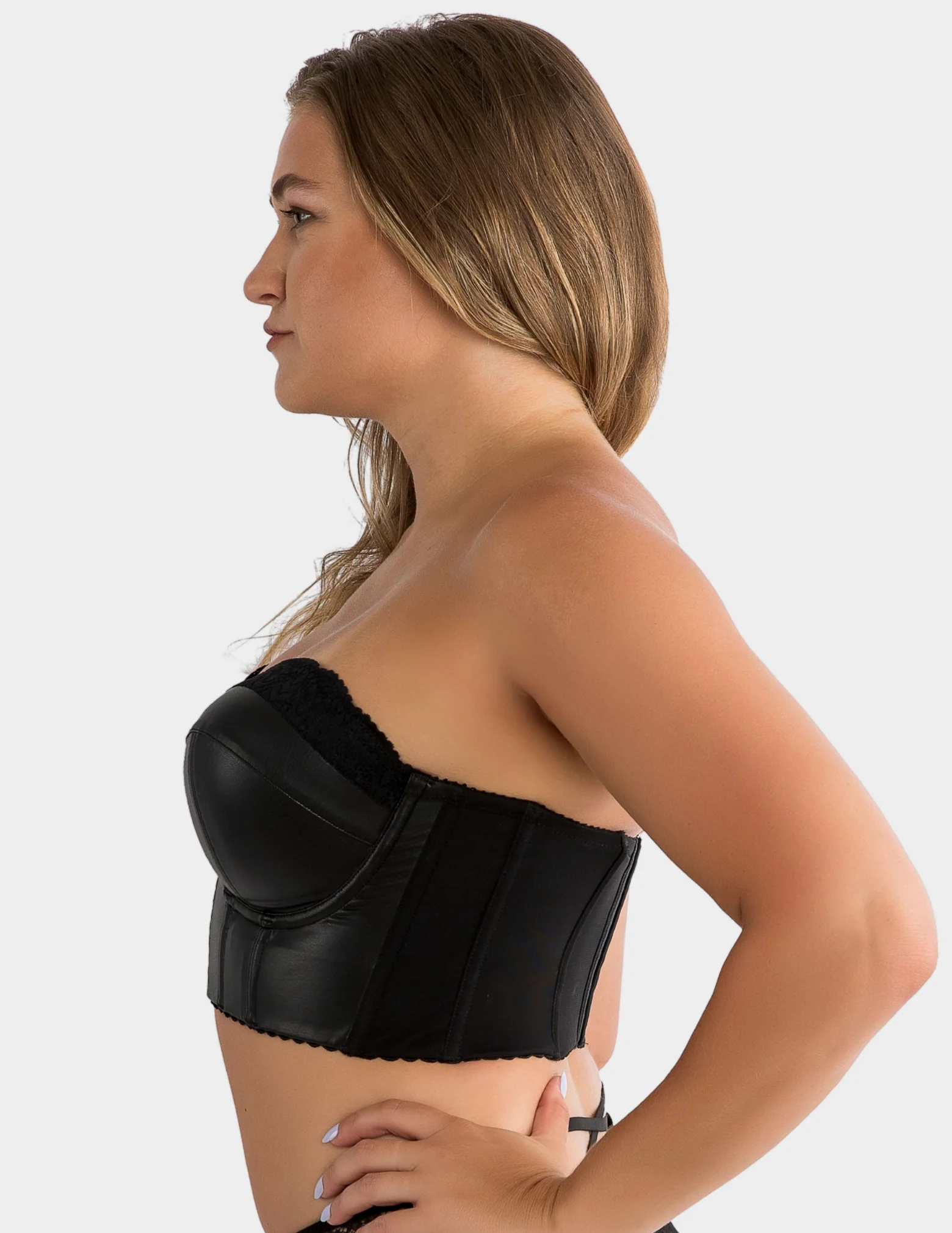 Stevie Longline Strapless Bustier - Image 3