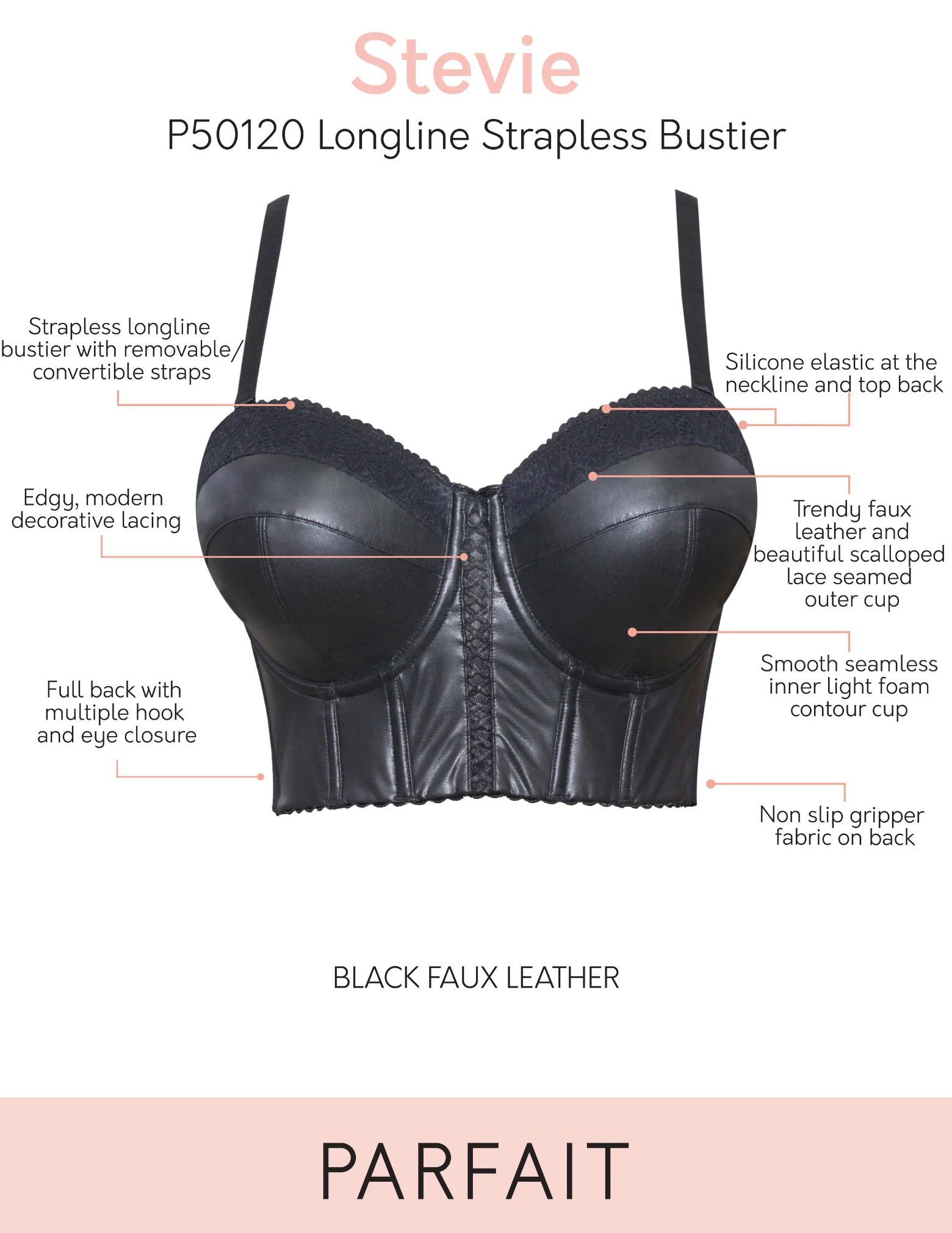 Stevie Longline Strapless Bustier - Image 6