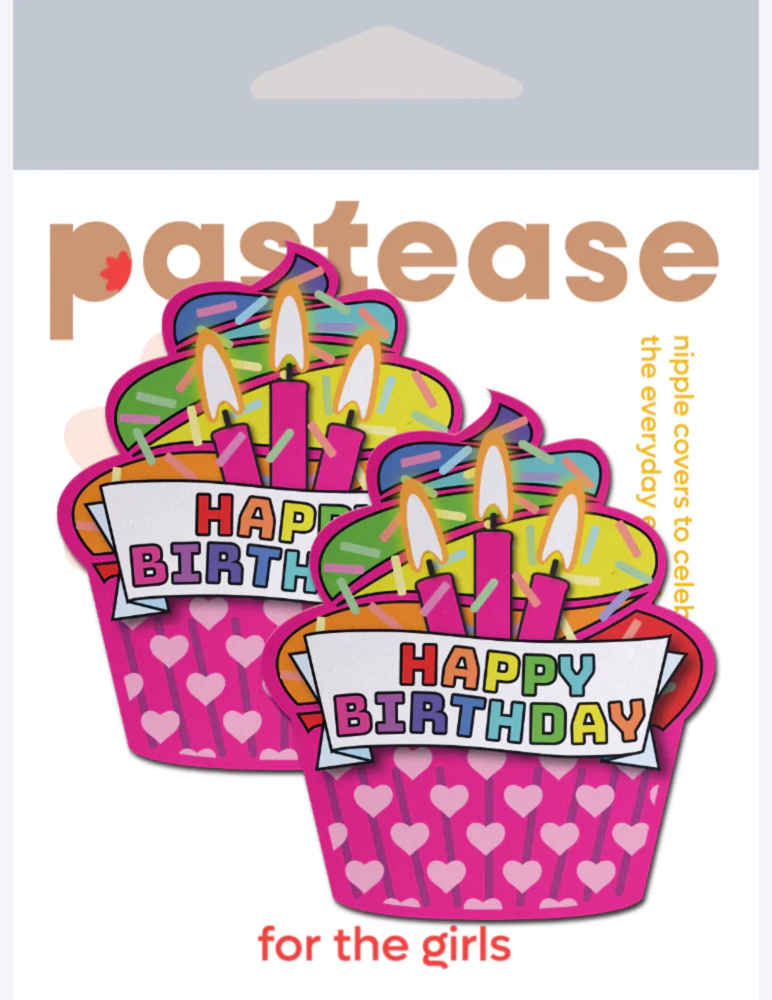 Cupcake Happy Birthday Nipple Covers - Image 4