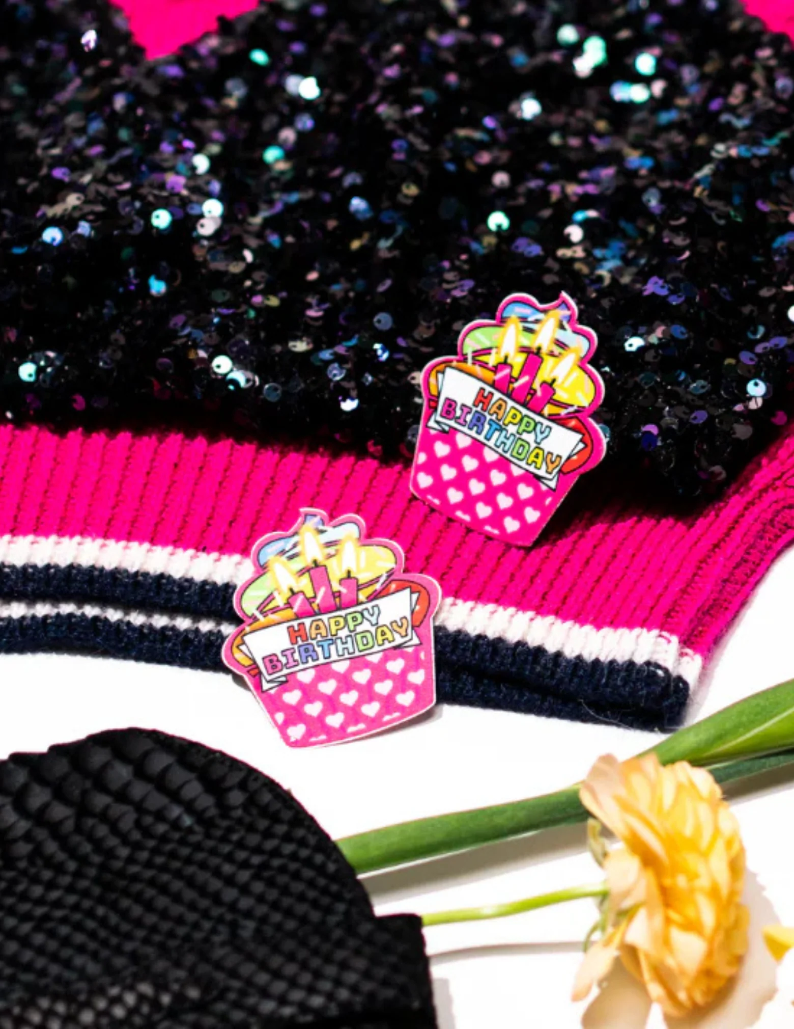 Cupcake Happy Birthday Nipple Covers - Image 5