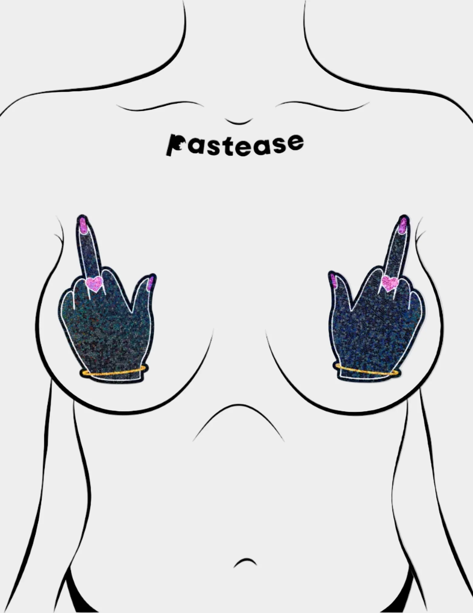 Middle Finger Nipple Covers - Image 2