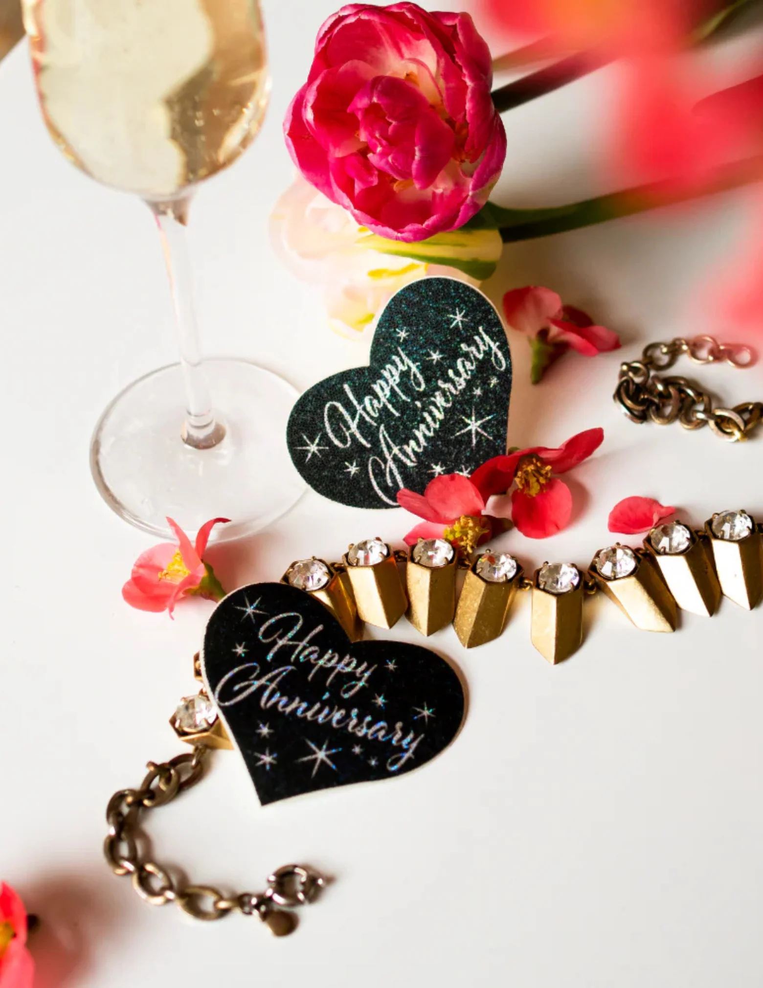 Happy Anniversary Heart Nipple Covers - Image 4