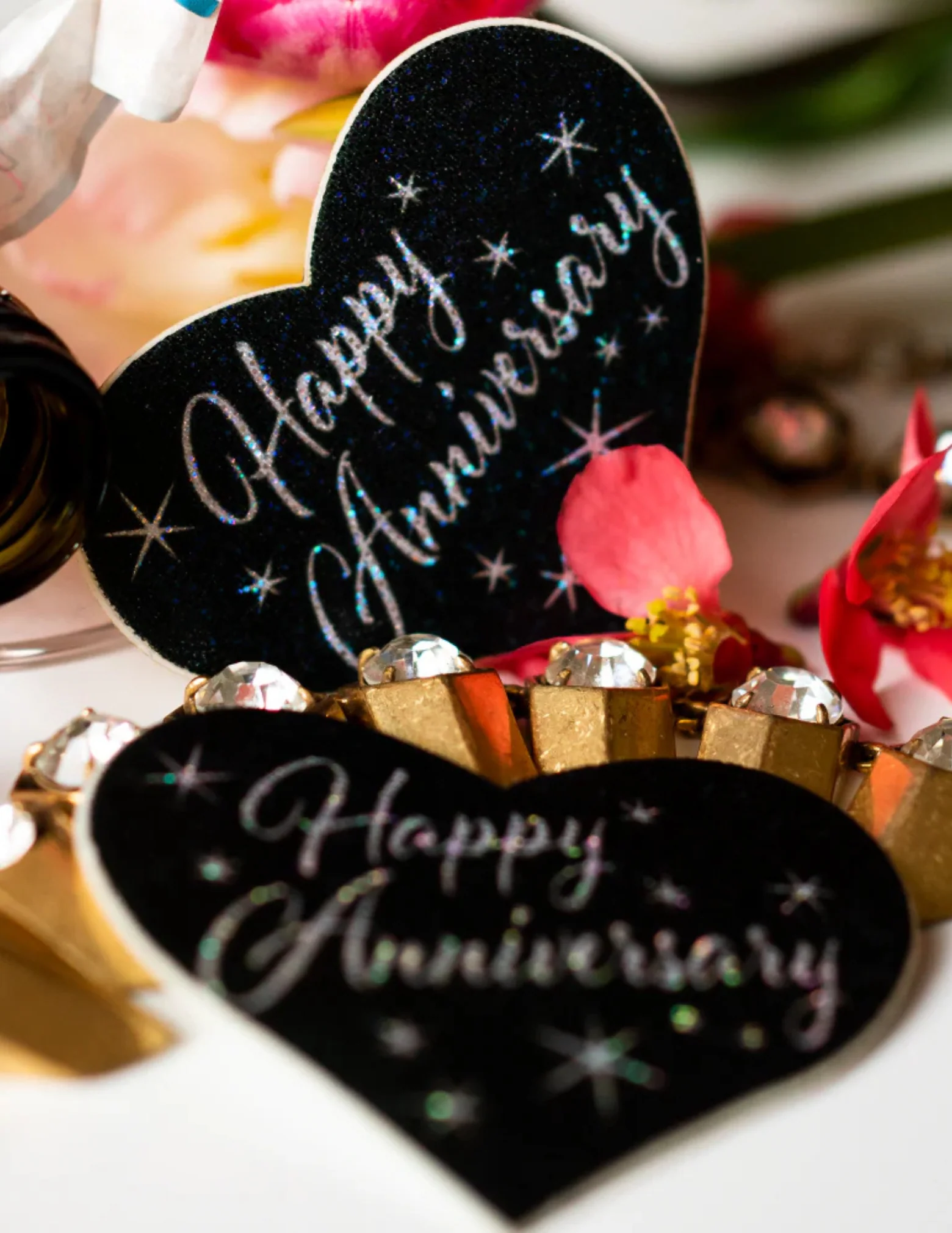 Happy Anniversary Heart Nipple Covers - Image 5