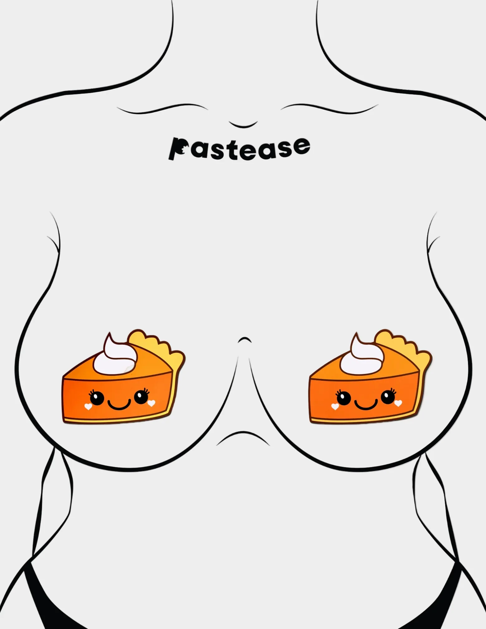 Happy Pumpkin Pie Nipple Covers - Image 3