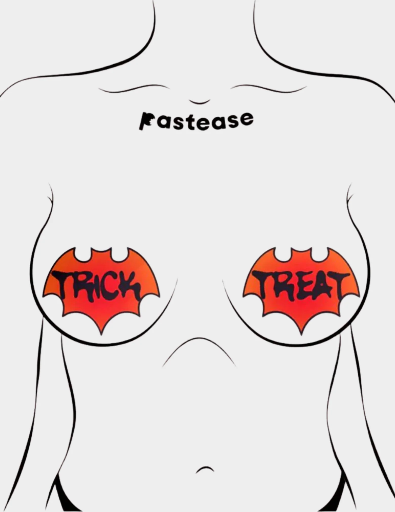 Trick or Treat Bat Nipple Covers - Image 2