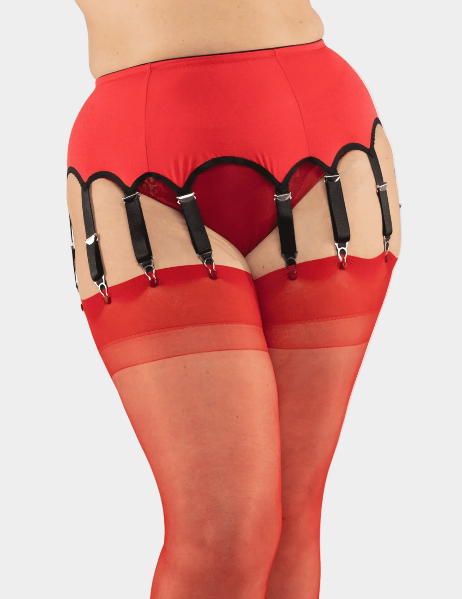 Satin Garter Belt